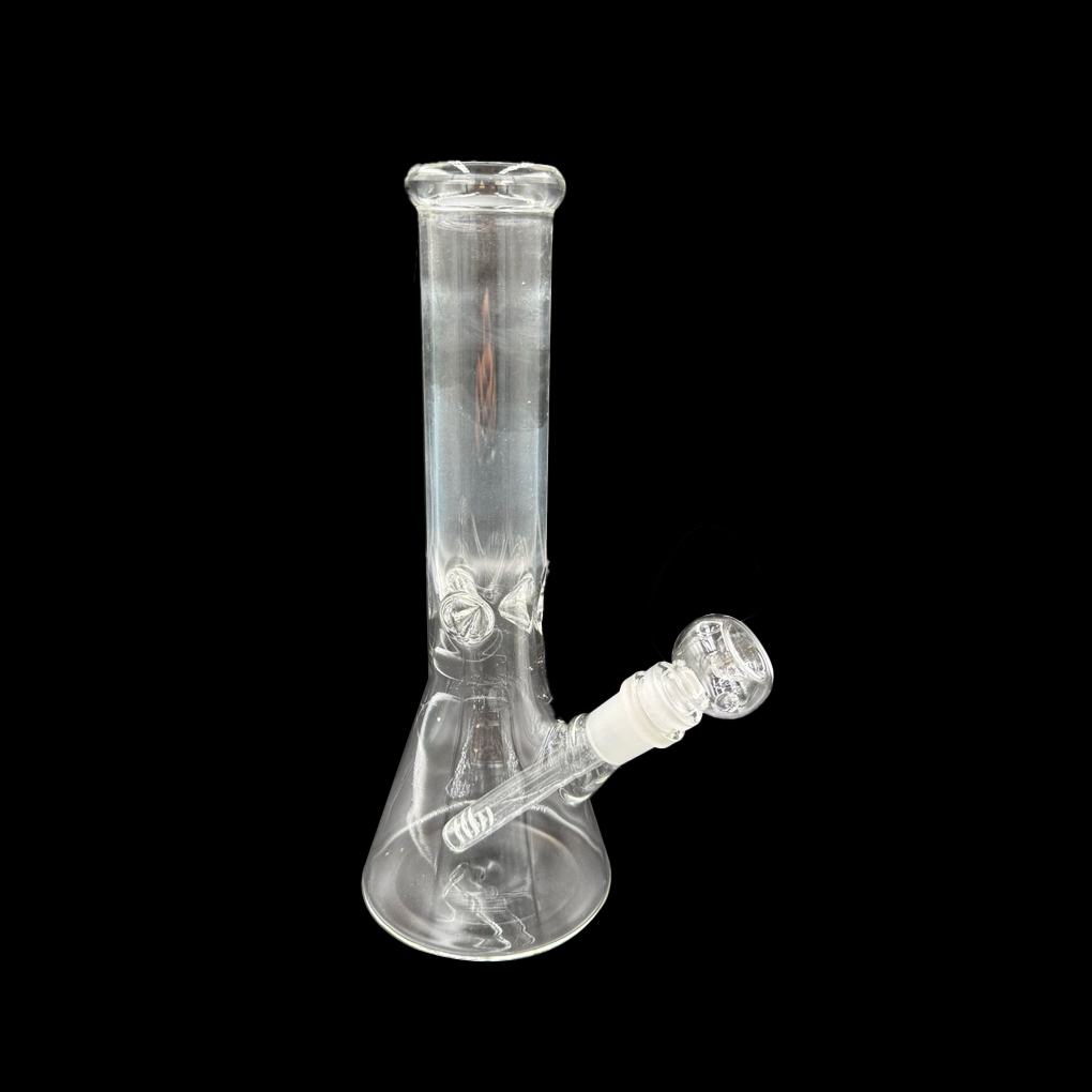 CLEAR CLASSIC – GLASS WATER PIPE – 10-INCH – BEAKER – 320G – 1CT – GB-BKR-10-320G – [MSRP: $20.50]