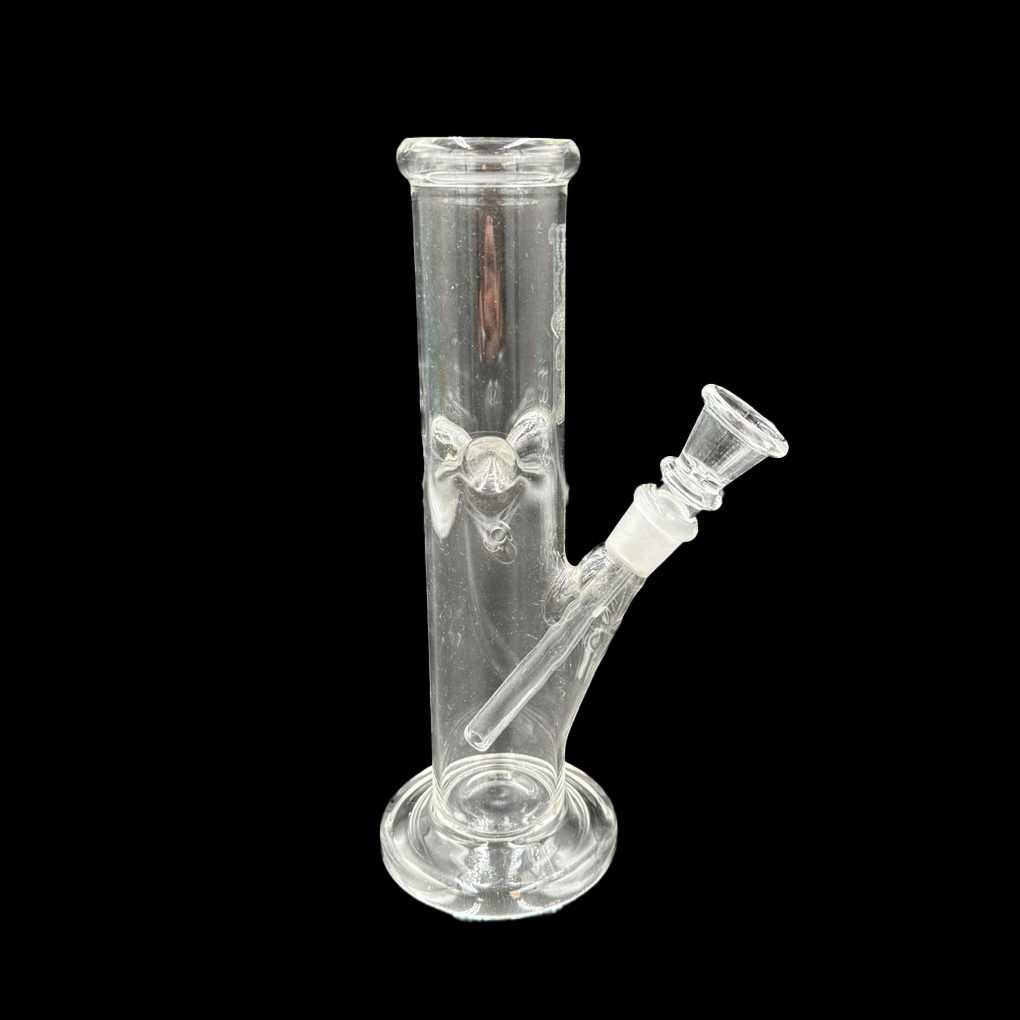 CLEAR CLASSIC – GLASS WATER PIPE – 8-INCH – STRAIGHT TUBE – 300G – 1CT – GB-ST8-300G – [MSRP: $17]