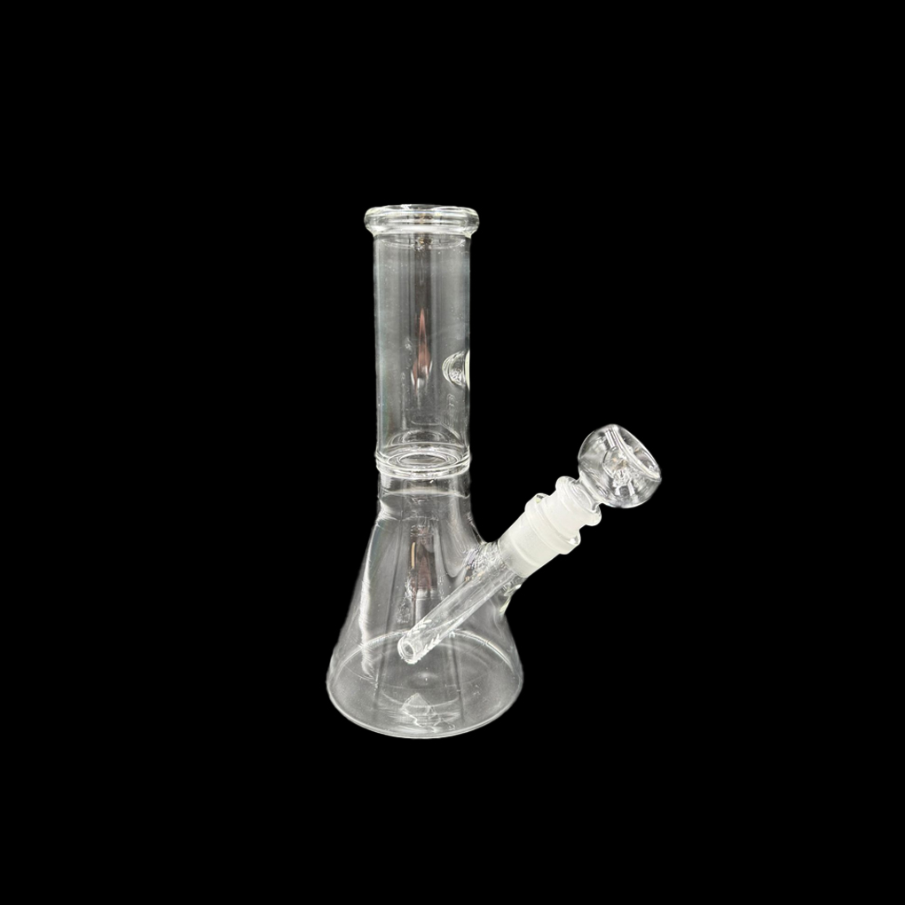 CLEAR CLASSIC – GLASS WATER PIPE – 8-INCH – BEAKER BASE – 200G – 1CT – GB-CLBKR-08-200G – [MSRP: $9.50]