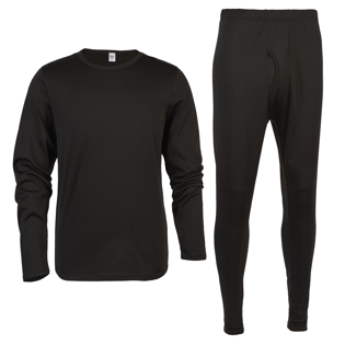 AMERICAN LOOM – APPAREL – THERMAL SETS – BLACK – S-4XL | 6CT [MSRP: $19.99 EACH]