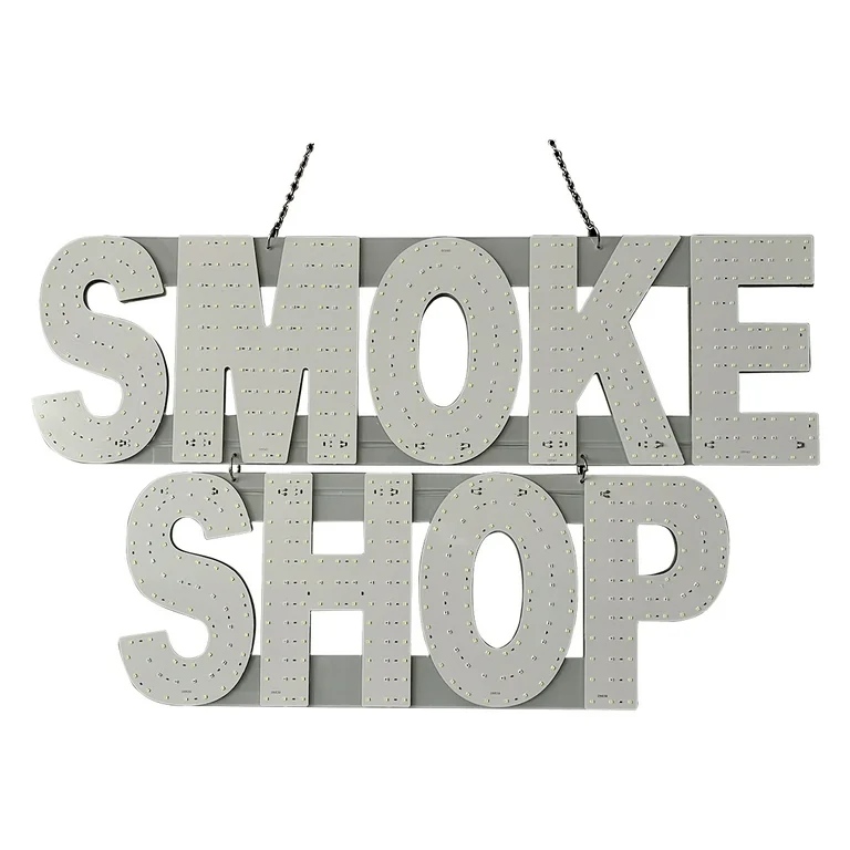 LED SIGN – "SMOKE SHOP" – LG – 20×30×1.2 – VEGAS WHITE – LED SIGN & OUTDOOR DISPLAY – 1CT – LED - 116056 – [MSRP: $STORE USE]