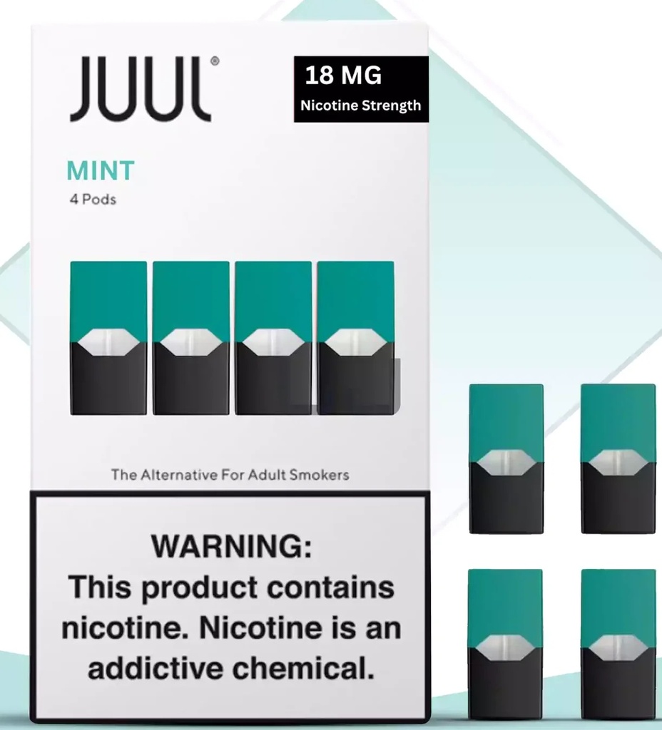 JUUL – VAPE PODS REPLACEMENT – JUUL PODS – ASSORTED FLAVORS – 3% & 5% – 8 PACKS OF 4CT – [MSRP: $27 EACH]