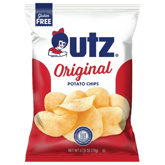 UTZ GLUTEN FREE POTATO CHIPS – CANDY & SNACKS – 2.75OZ – 1CT – [MSRP: $2.69]