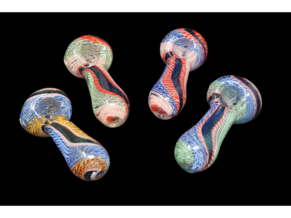 MIXED – GLASS HAND PIPE – 3-4 INCH – ASSORTED COLORS – 2CT – MIXED-HP-2CT – [MSRP: $3.50 EACH]