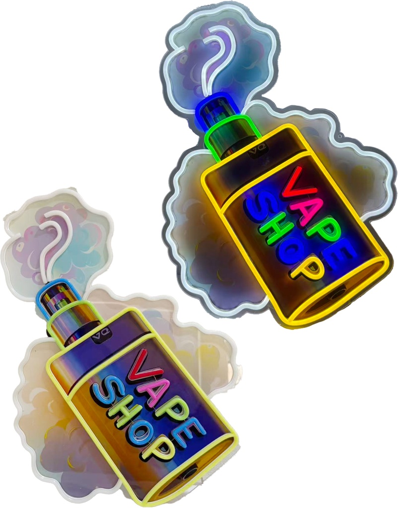LED SIGN – "VAPE SHOP" – MOD LOGO – 17.1x23.6 – LED SIGN & OUTDOOR DISPLAY – 1CT – VAPEMOD – [MSRP: $STORE USE]