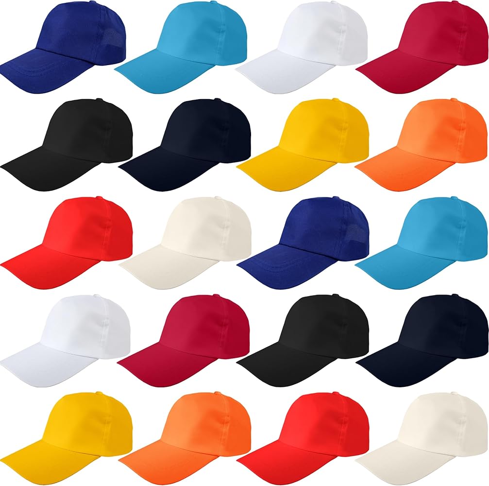 BASEBALL CAP – MULTICOLOR ASSORTED – ADJUSTABLE FIT – 1CT – TCM4 [MSRP: $5.99]
