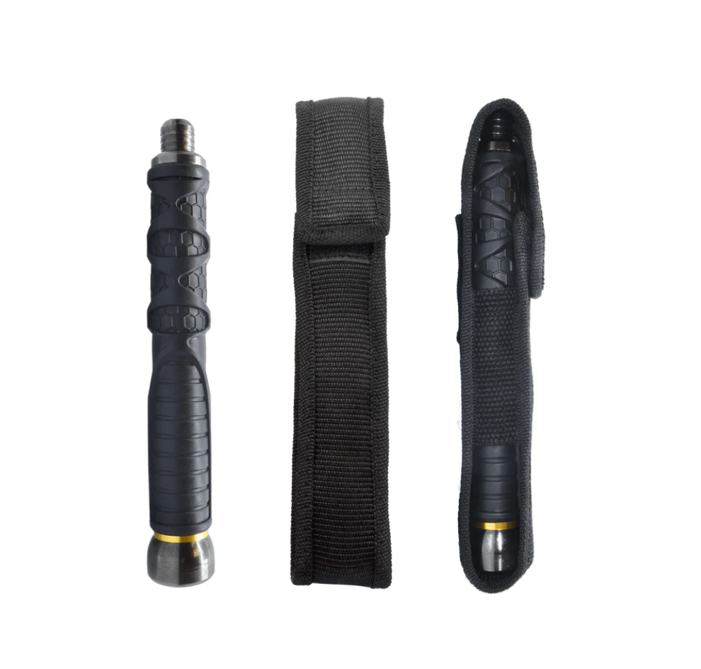 EXTENDABLE COMBINATION BATON – 47" – BLACK – KNIVES & SELF DEFENSE – 1CT – NOV7 – [MSRP: $37.50]