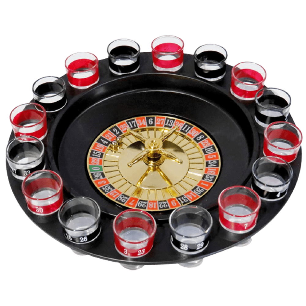 NOVELTY GAME – GLASS SHOT GLASS ROULETTE DRINKING GAME – 1CT – NOV25 [MSRP: $15]