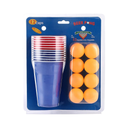 NOVELTY GAME – BEER PONG DRINKING GAME SET – SMALL – 12 CUPS & 12 BALLS – 1CT – NOV29 [MSRP: $10]