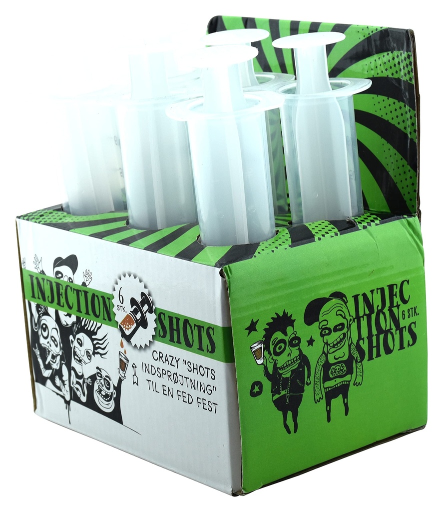 NOVELTY GAME - INJECTION SHOTS SYRINGE DRINKING GAME SET – 1CT – NOV35 [MSRP: $10]