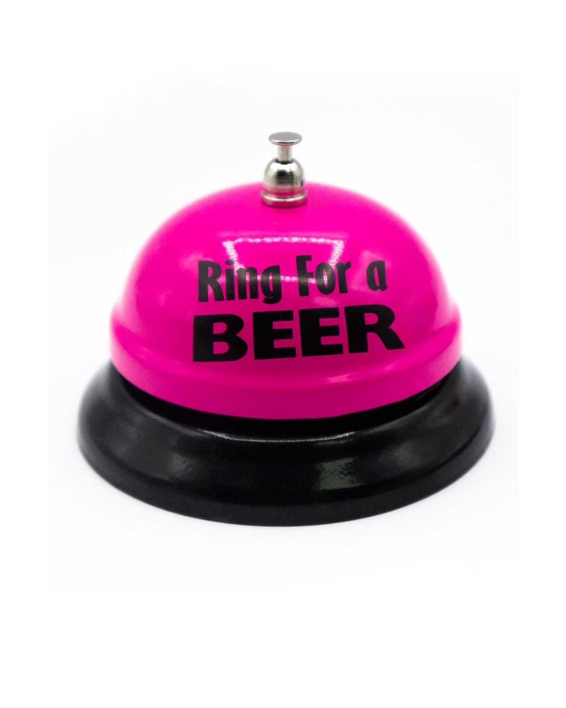 NOVELTY ACCESSORY - BEER - RING FOR A BEER GIFT & NOVELTY DESK CALL BELL - 1CT - NOV63 [MSRP: $5]