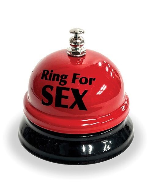 NOVELTY ACCESSORY - SEX - RING FOR SEX GIFT & NOVELTY DESK CALL BELL - 1CT - NOV64 [MSRP: $5]