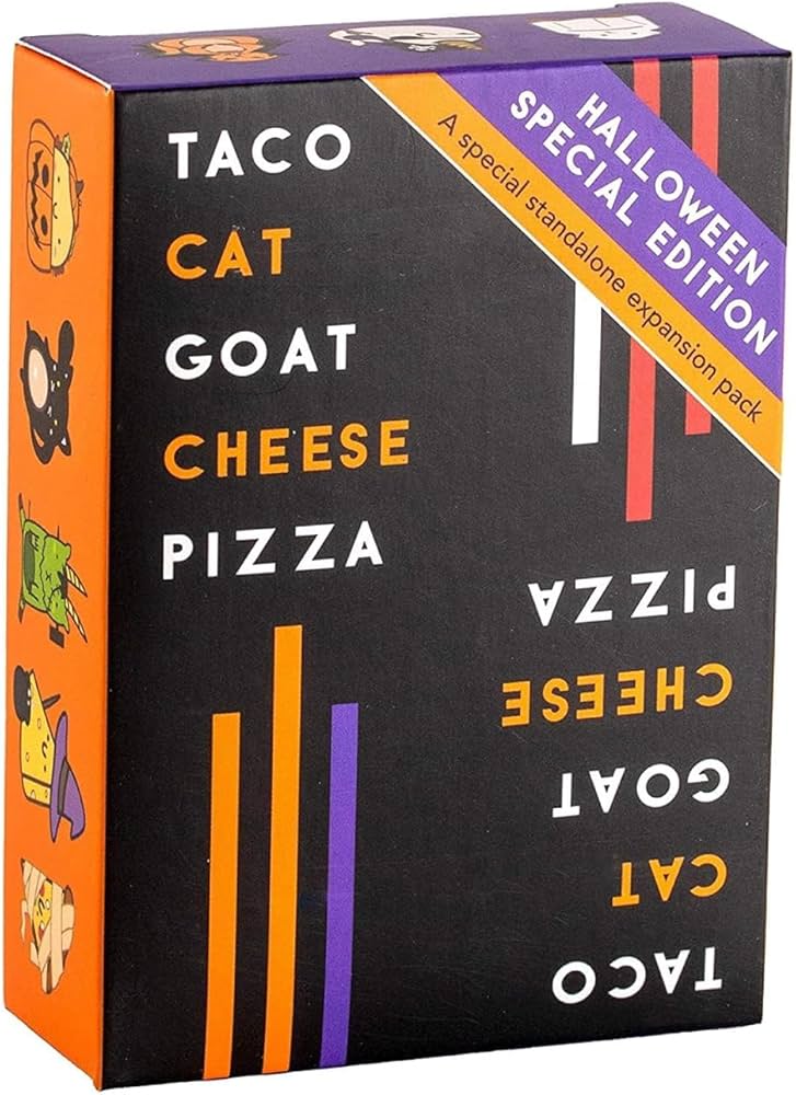 NOVELTY GAME - TACO CAT GOAT CHEESE PIZZA - FAST PACED HAND SLAPPING CARD GAME - 1CT - 0162K-11 [MSRP: $5 EACH]