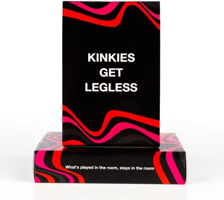 NOVELTY GAME - KINKIES GET LEGLESS - ADULT PARTY DRINKING CARD GAME - 1CT - 0162K-12 [MSRP: $5 EACH]