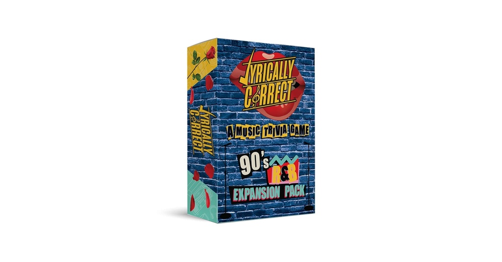 NOVELTY GAME - LYRICALLY CORRECT - MUSIC TRIVIA CARD GAME - 1CT - 0162K-9 [MSRP: $5 EACH]