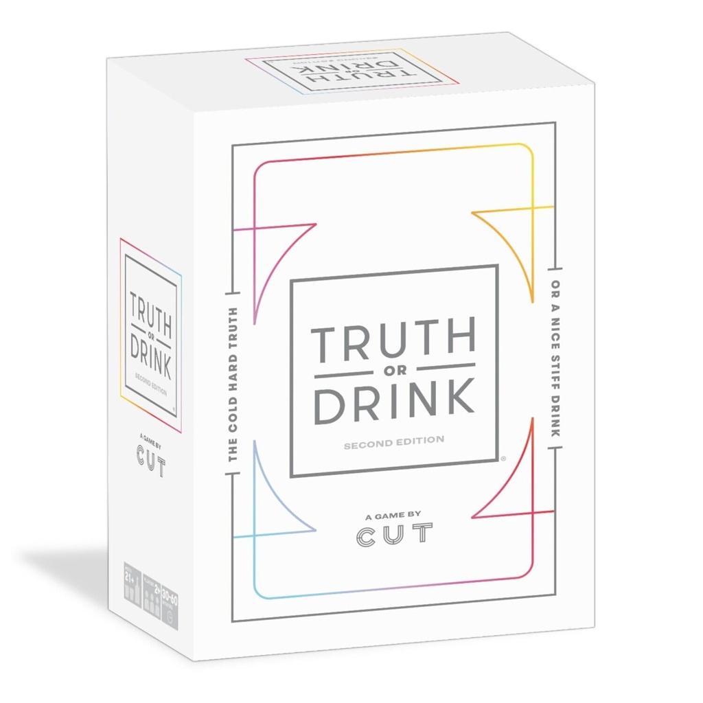 NOVELTY GAME - TRUTH OR DRINK - PARTY ADULT DRINKING CARD GAME - 1CT - 0162W-12 [MSRP: $25 EACH]
