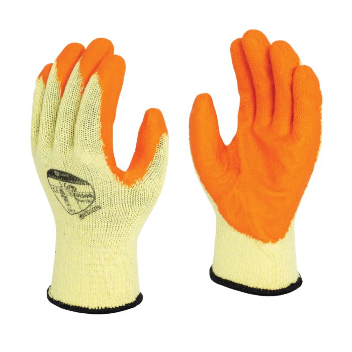 HARDWARE - #300 ORANGE LATEX WORK GLOVES - 80G PROTECTIVE HANDWEAR - 12CT - GST2 [MSRP: $1.75 EACH]