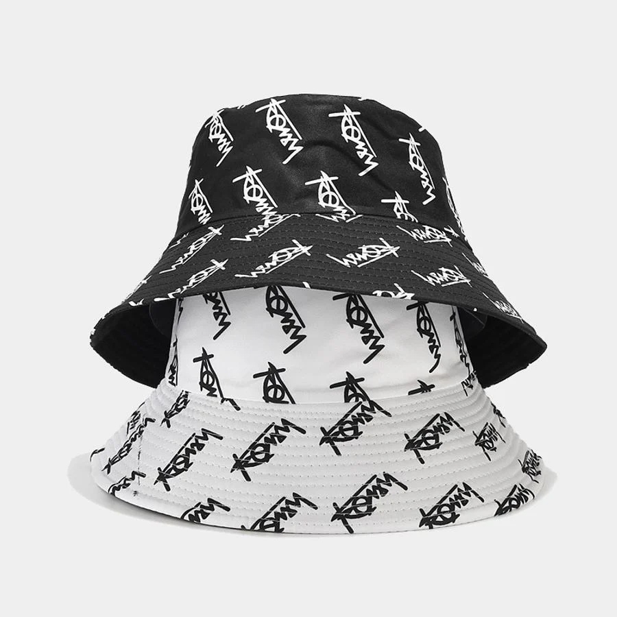 GRAFFITI LOGO BUCKET HAT – STREET STYLE – REVERSIBLE LOOK – 1CT – TMC3 [MSRP: $5.99]