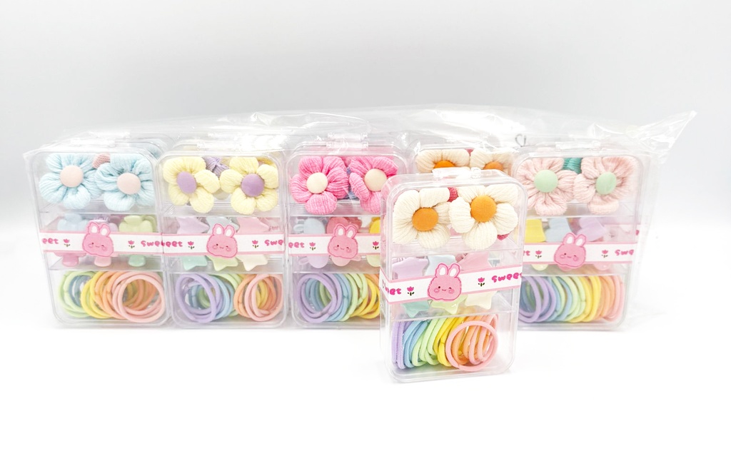 BP - HAIR ACCESSORIES MINI COLORFUL CLIP, JAW, TIE, MULTI COLORS 10JAR/DZ - 04-96 - [MSRP: $2.75 JAR]