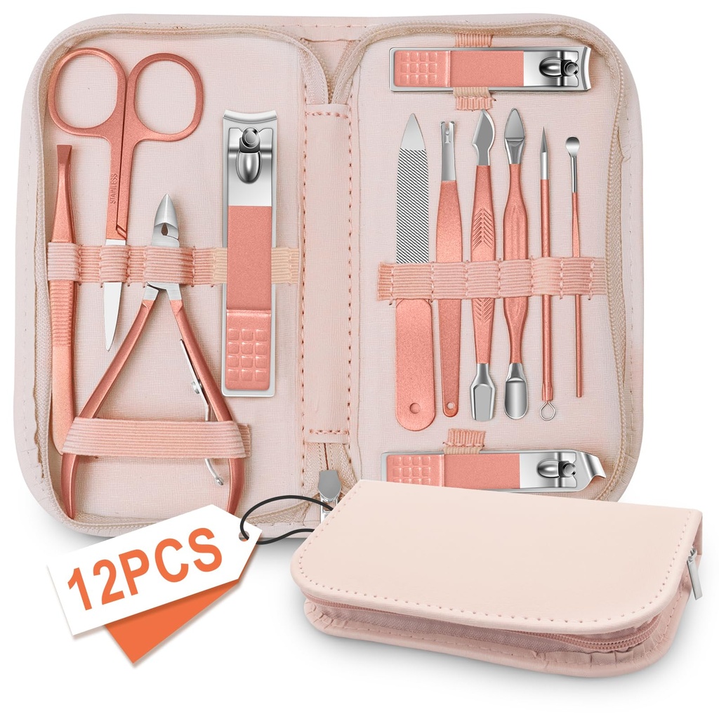 PRO COLLECTION NAIL CARE 12PCS CARD SOLID COLORS MULTI STYLE AND DESIGN 12 COLORS 12PK/DZ - 7751 - [MSRP: $5 PK]