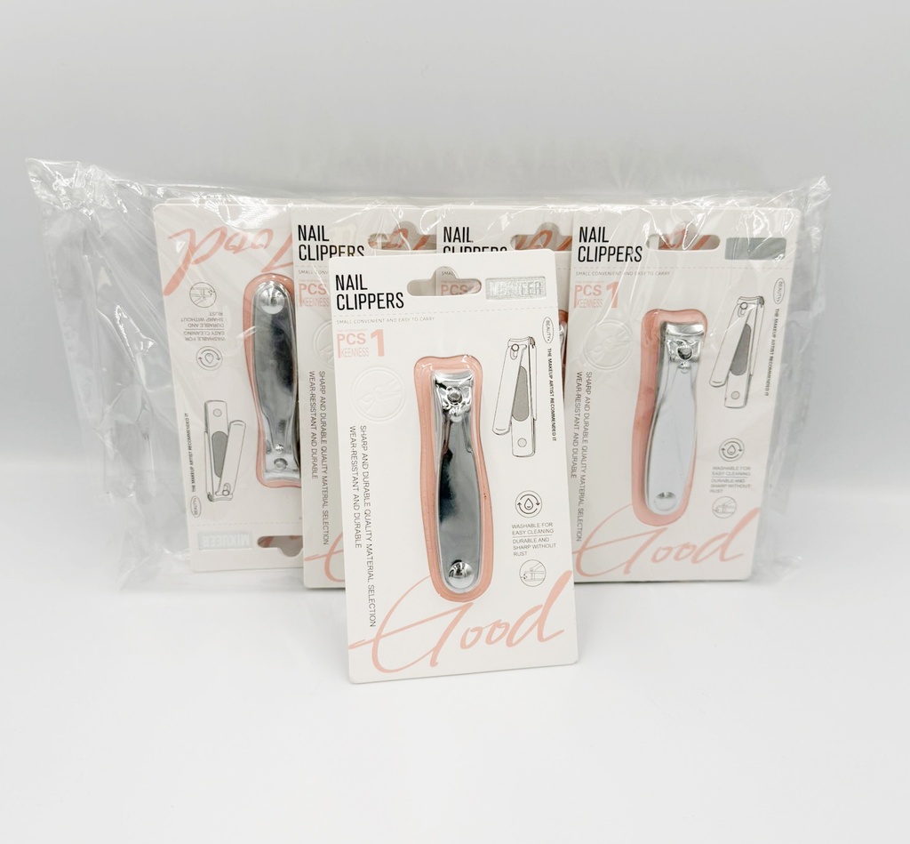 MIXUEER - NAIL CLIPPER NAIL CLIPPER STAINLESS STEEL 12CT/DZ - 85171 - [MSRP: $1.5 PK]