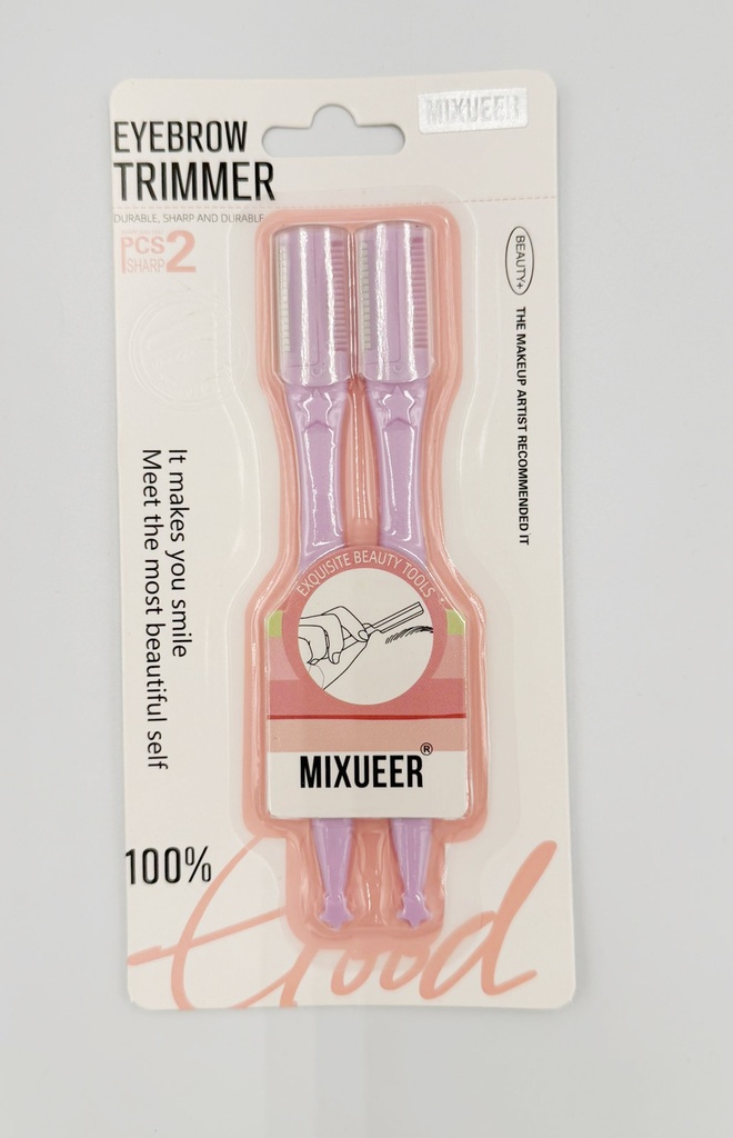 MIXUEER - GROOMING TRIMMERS COMB AND STAINLESS STEEL 12CT/DZ - 85130 - [MSRP: $1.75 PK]