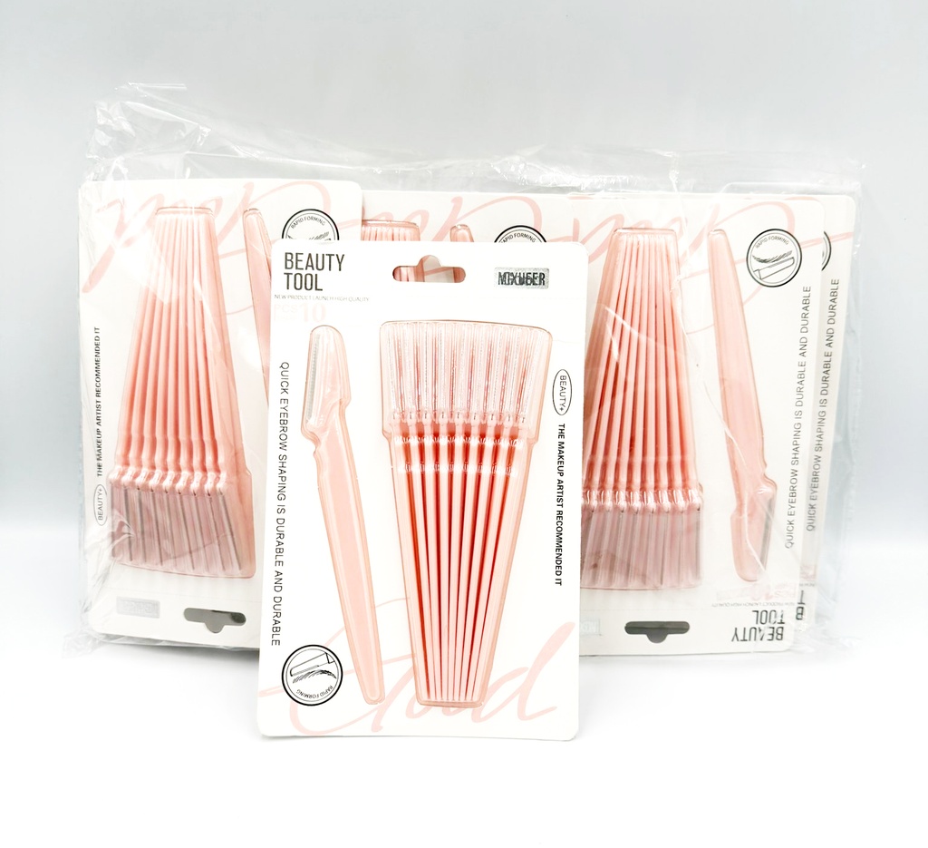 MIXUEER - GROOMING TRIMMERS 10PCS/PK STAINLESS STEEL 12CT/DZ - 85481 - [MSRP: $4.25 PK]