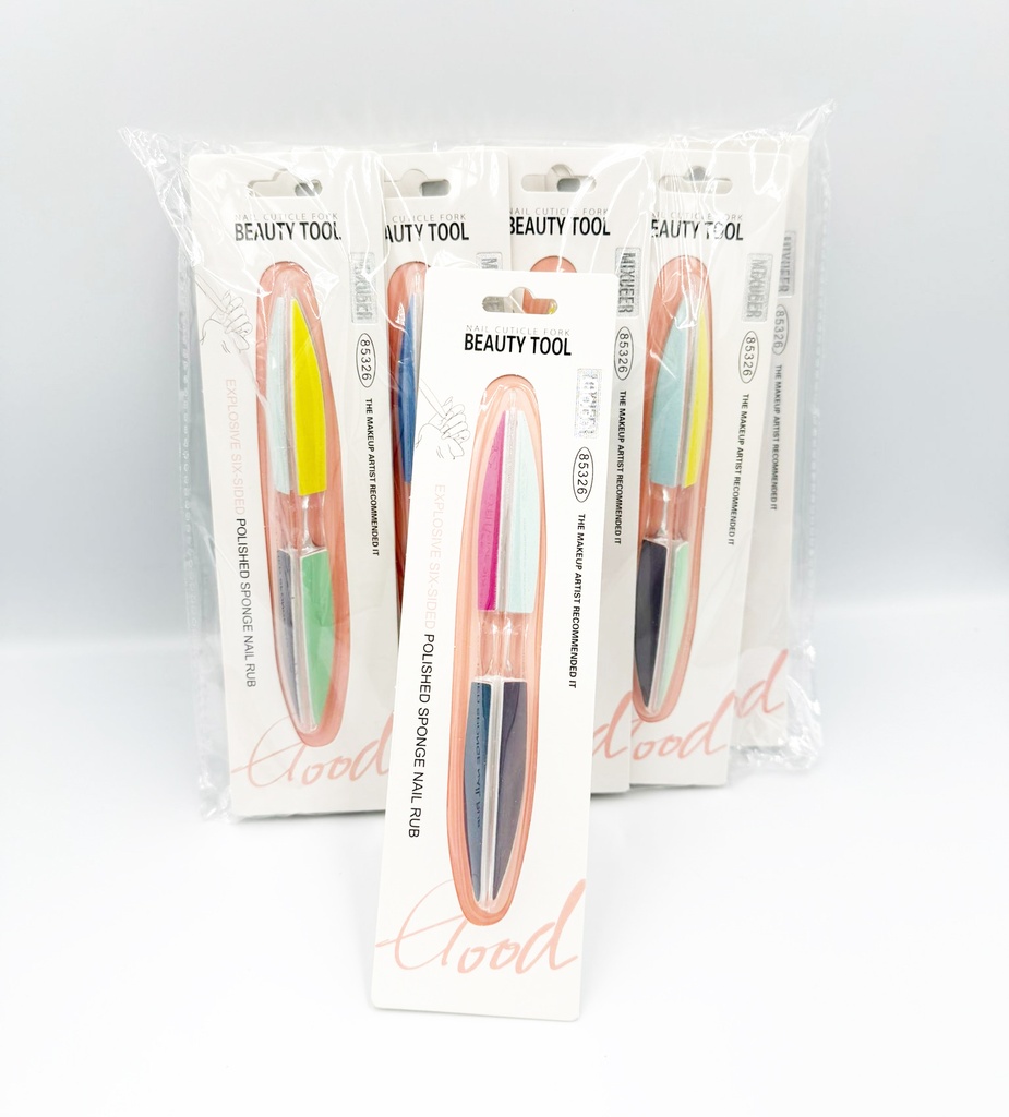 MIXUEER - NAIL POLISH 6 MULTI LEVEL REMOVER FILER 12CT/DZ - 85326 - [MSRP: $1.5 PK]