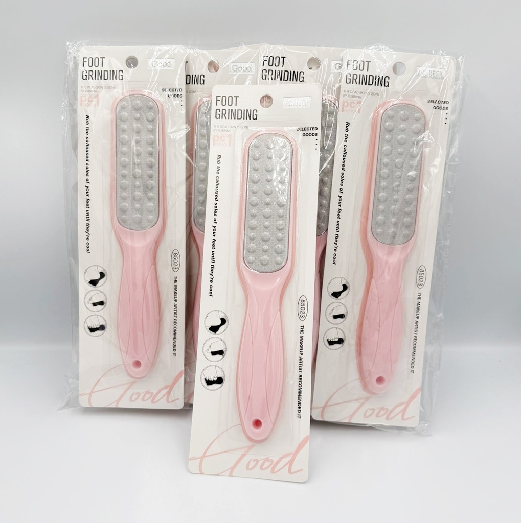 MIXUEER - FOOT DEAD SKIN OR CALLUS REMOVER FILE 2 SIDED EMERY + SOFT STAINLESS STEEL 12CT/DZ - 85023 - [MSRP: $2 PK]