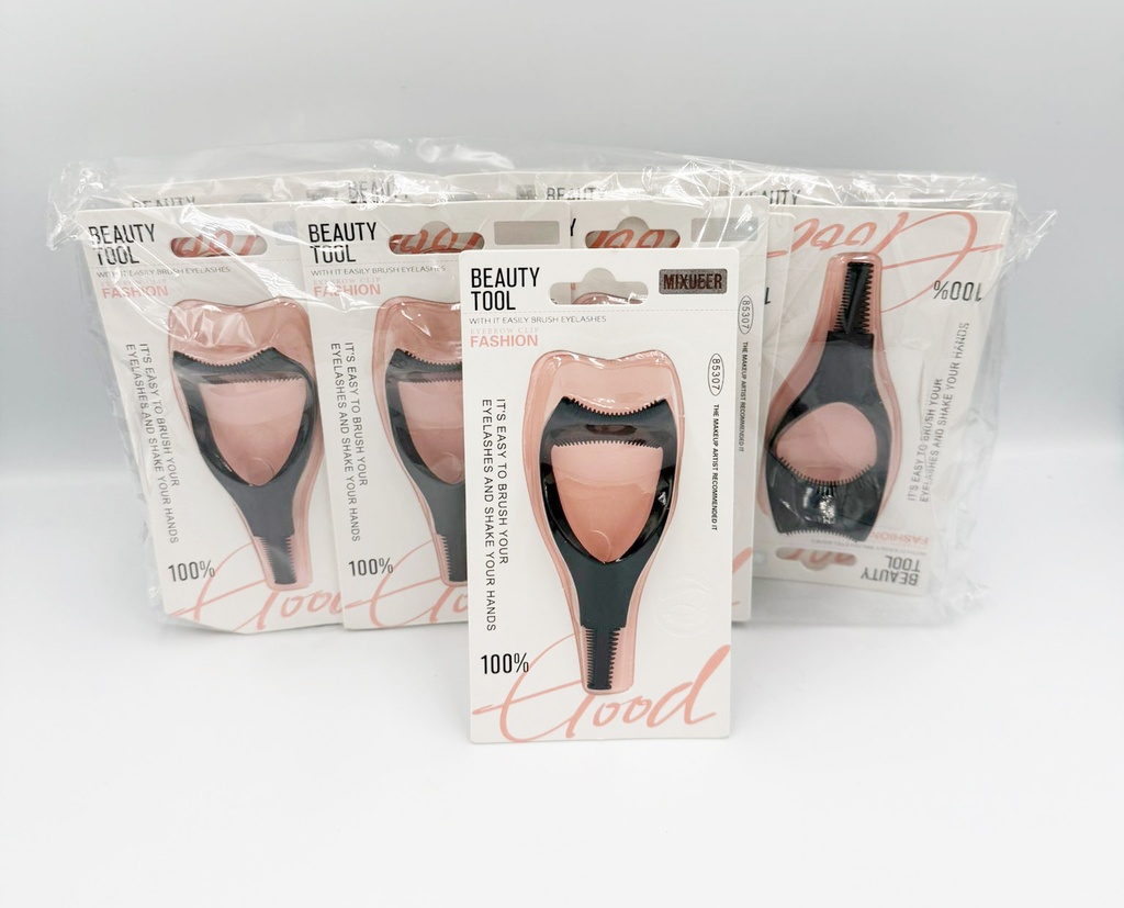 MIXUEER - 3 IN 1 MASCARA EYEBROW & EYELASH MAKEUP TOOL COMB 12CT/DZ - 85307 - [MSRP: $1 PK]
