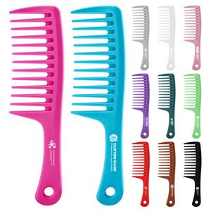 CECILIA - HAIR CARE ACCESSORIES - WIDE-TOOTH HOOK HANDLE COMB - BLK 12CT/DZ - 03-16 - [MSRP: $1 CT]