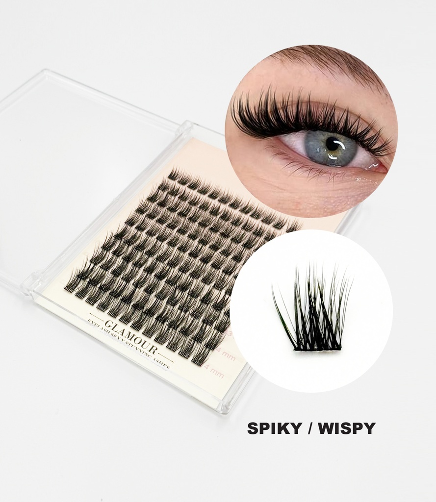 BP - COSMETICS MAKEUP VOLUME LASH CLUSTERS MIXED LENGTH 10TRAYS/DZ #F - [MSRP: $14.99 PK]