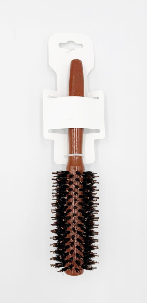 WOODEN – HAIR CARE ACCESSORIES ROUND STYLING BRUSH – SCROLL COMB – NATURAL WOOD HANDLE – 12CT - 03-47 - [MSRP: $3 EACH]