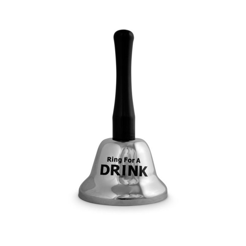 NOVELTY ACCESSORY – DRINK – RING FOR A DRINK GIFT & NOVELTY HANDLE BELL – 1CT – NOV55 - [MSRP: $5]