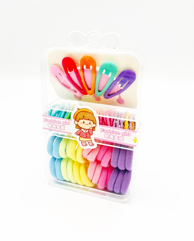 SWEET DREAM – HAIR CLIPS AND HAIR TIES – ASSORTED COLORS – 10CT/DZ - 04-98 - [MSRP: $3 EACH]