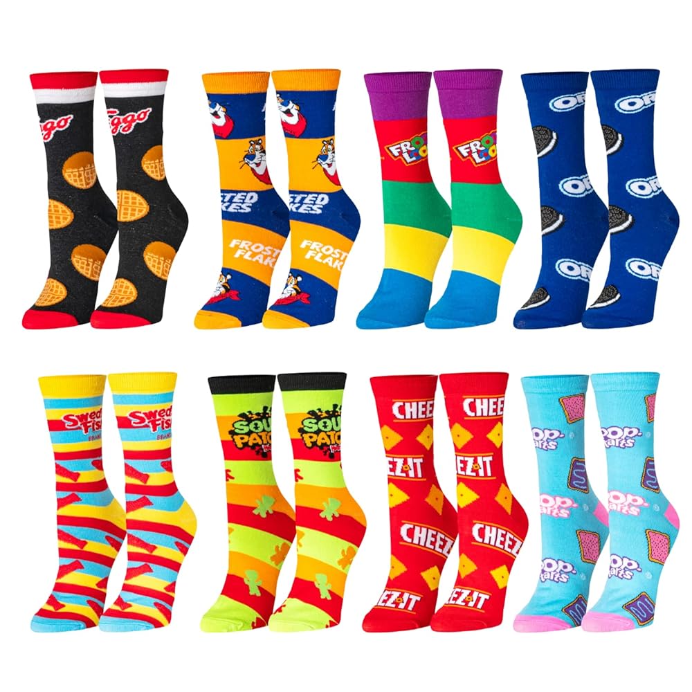 TRIPZ – APPAREL – FUNNY SOCKS – 60 ASSORTED DESIGNS 12CT/DZ – 411-12CT - [MSRP: $4 EACH]