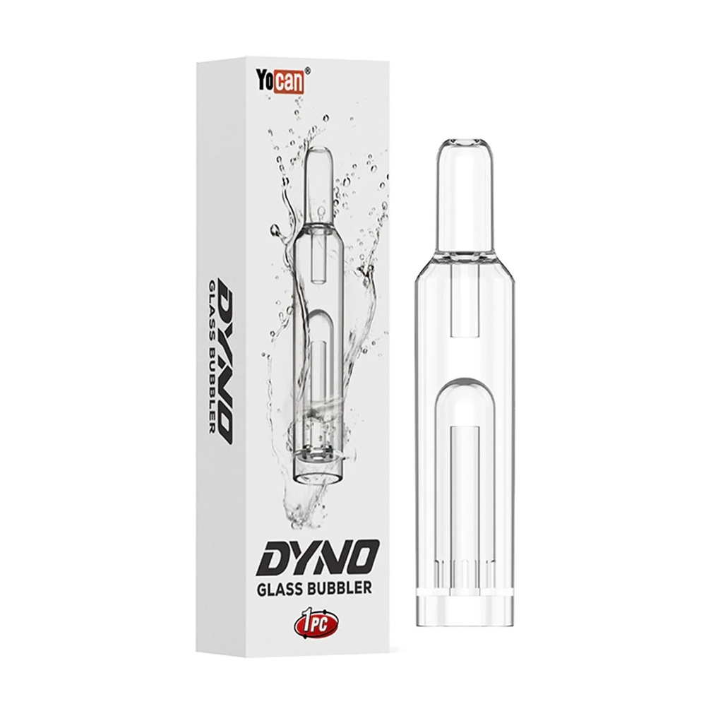 YOCAN - DYNO GLASS BUBBLER – HEMP VAPORIZERS ACCESSORIES – 1CT – YOCAN - 117544 – [MSRP: $15]