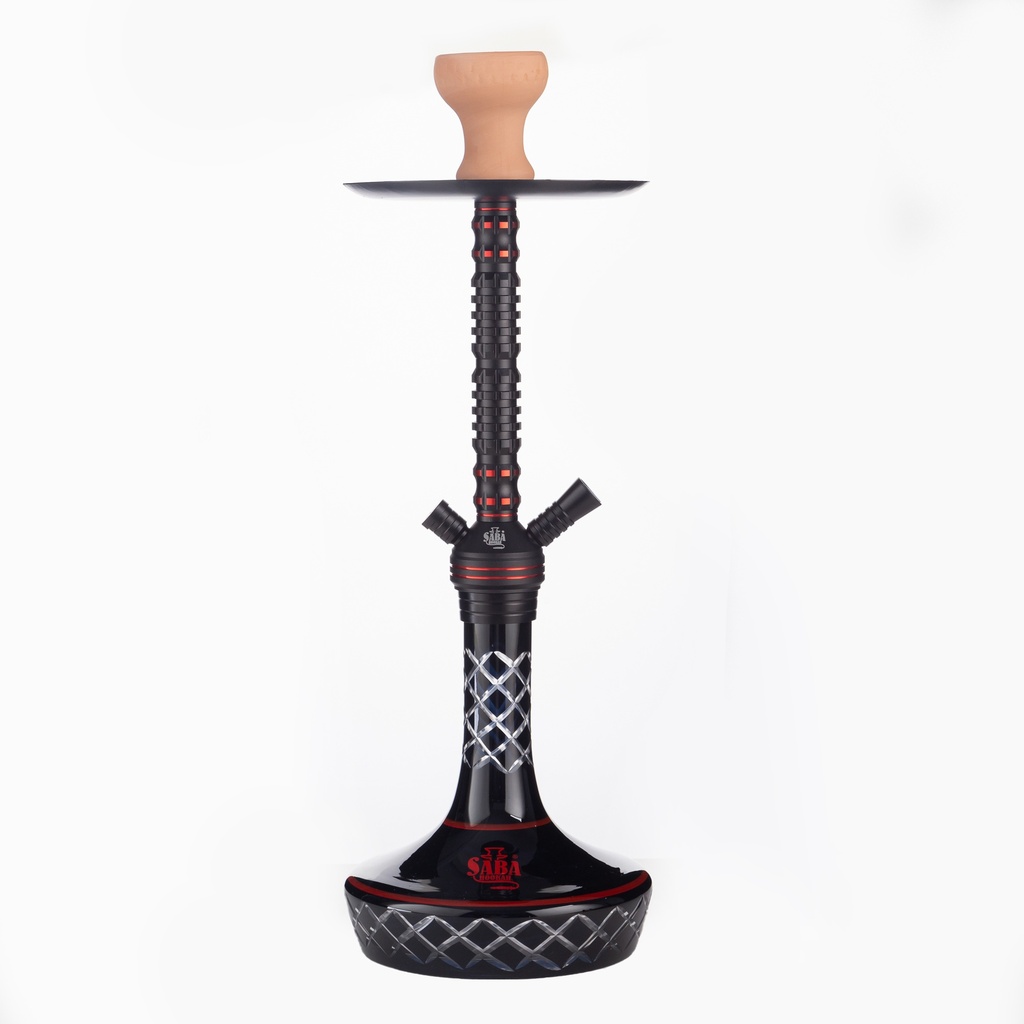 SABA – HOOKAH – 18" MEDIUM STACKED BEAD – DIAMOND CRYSTAL – ASSORTED COLORS – 1CT – SB-DM2 [MSRP: $107.50]