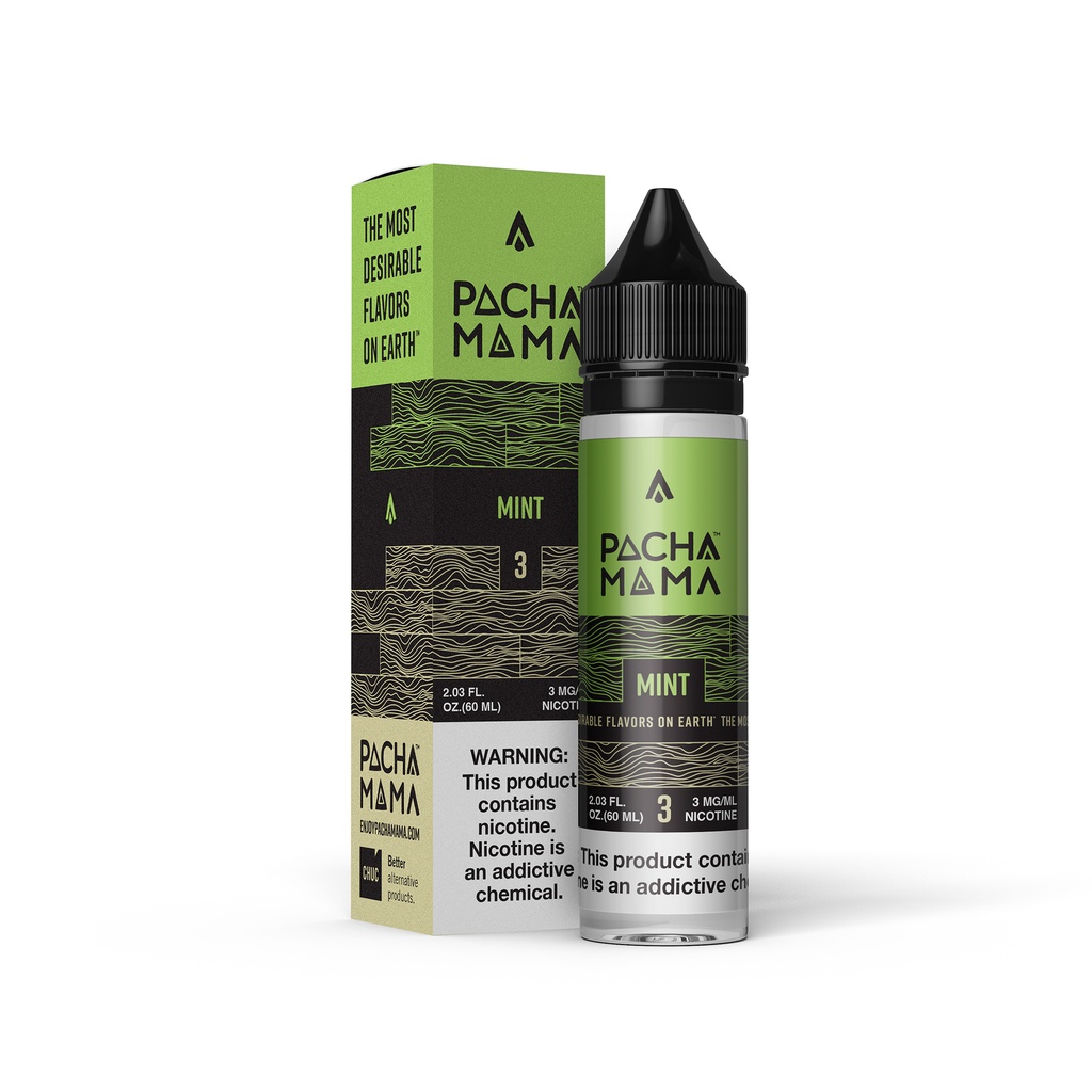 PACHAMAMA – PMTA E-LIQUID – 60ML – 4 FLAVORS – 3MG, 6MG, 12MG – 1CT – [MSRP: $16.50]