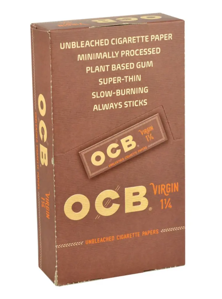 OCB – VIRGIN – ROLLING PAPERS – 24PK DISPLAY – [MSRP: $2.50]