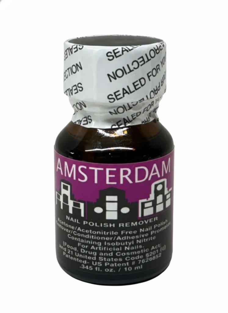 AMSTERDAM – NAIL CARE & ACCESSORIES – NAIL POLISH REMOVER – SOLVENT CLEANER – 10ML – 1CT [MSRP: $10]