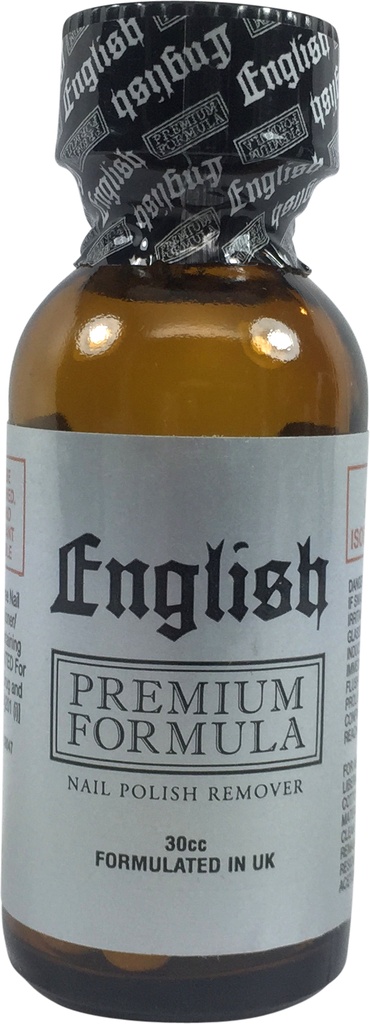ENGLISH – NAIL CARE & ACCESSORIES – NAIL POLISH REMOVER – SOLVENT CLEANER – 30ML – 1CT [MSRP: $19]