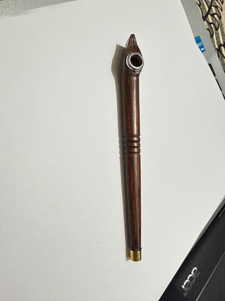 DOKHA PIPE – DIAMOND-CARVED – EBONY – 1CT – DKH-DMD-E-014 – [MSRP: $9.99]