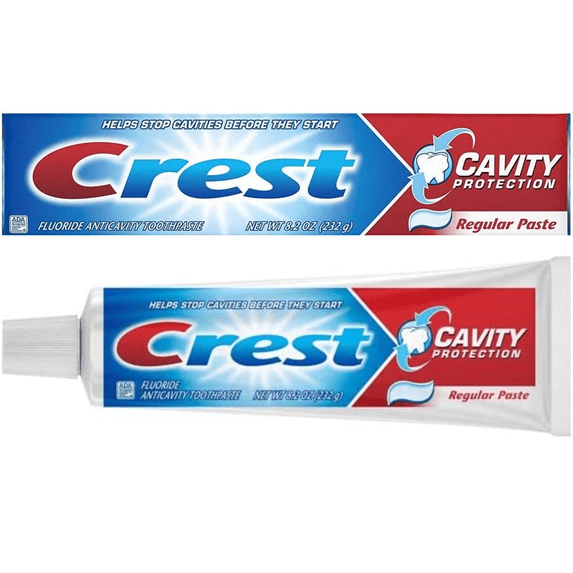 CREST – TOOTHPASTE – 8.2OZ – 4 PC – [MSRP: $3.49 EACH]
