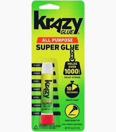 KRAZY GLUE – INSTANT ADHESIVE – 12CT – [MSRP: $2.49 EACH]