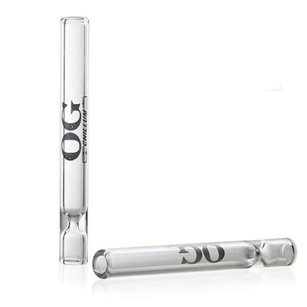 OG CHILLUM – GLASS CHILLUM – GLASS HAND PIPE – 4-INCH CLEAR TASTER – 1CT – OG01 – [MSRP: $1]