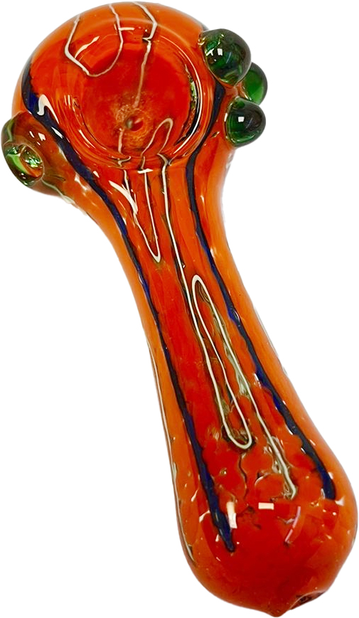 GLASS HAND PIPE – GLASS ACCESSORIES – 4-INCH SPOON – 80G WEIGHT – 2CT – 03884 – [MSRP: $6 EACH]