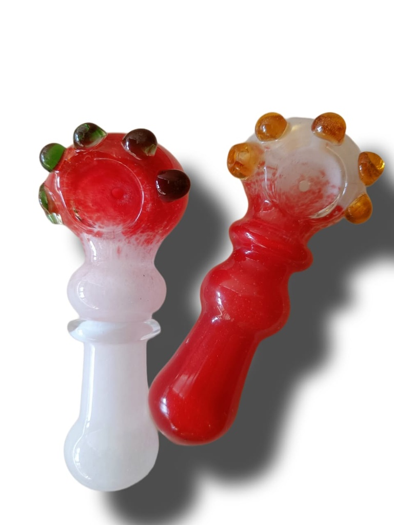 GLASS HAND PIPE – GLASS ACCESSORIES – 4-INCH SPOON – 80G WEIGHT – 2CT – 03886 – [MSRP: $7 EACH]