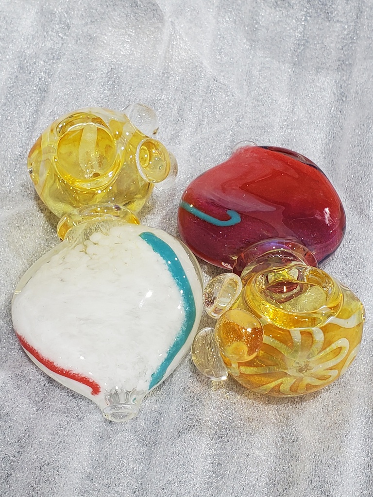 BUTTERFLY – GLASS HAND PIPE – GLASS ACCESSORIES – 4-INCH HEAVYWEIGHT 150G – 2CT – 2X-GL-05764 – [MSRP: $10 EACH]