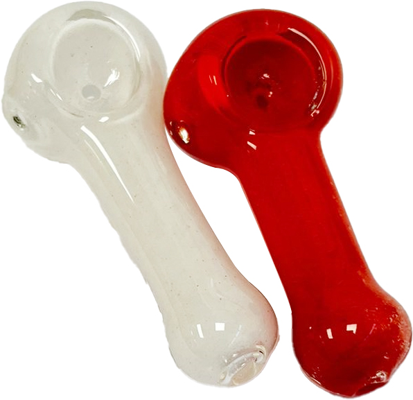 SOLID COLOR – GLASS HAND PIPE – 2.5-INCH 30G WEIGHT – 2CT – 2X-GL-05812 – [MSRP: $2.50 EACH]